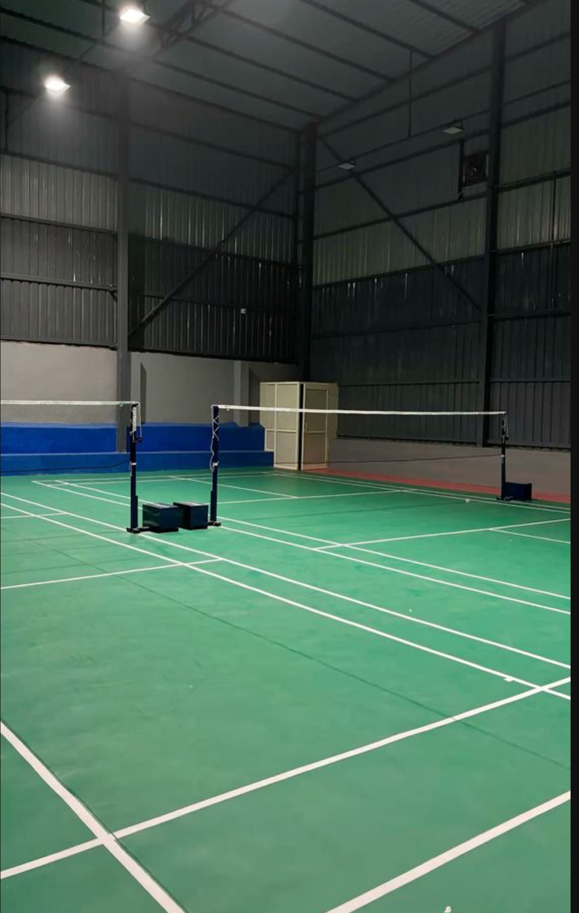 Pu badmiton court for client in hyderabad